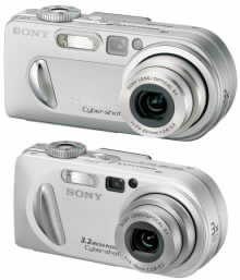 Digitální fotoaparáty Sony DSC P8 a DSC P10