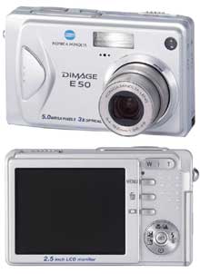 Digitální fotoaparát Konica Minolta Dimage E50