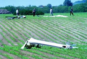 Havarovaný ultralight