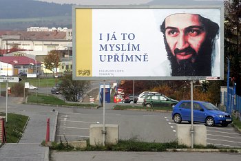 Billboard bin Ládina v Třebíči