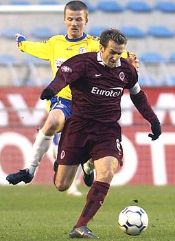 Sparta - Teplice: unikající Poborský