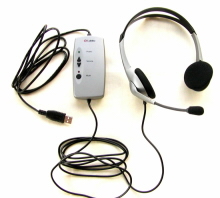 Labtec Axis-712: USB zvukovka se sluchátky