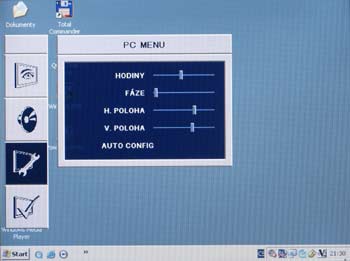 LCD TV ECG 20 LC 12 - menu