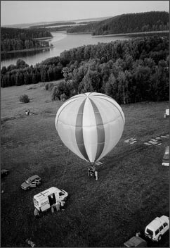 start balónu