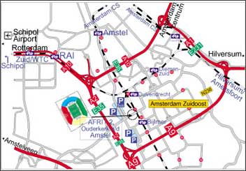 Mapka Amsterdamu