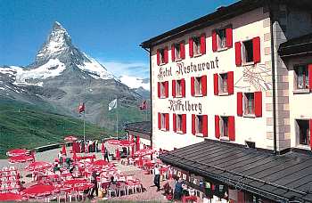 Horský hotel Riffelberg nad Zermattem