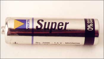 Varta Super 7. místo při velké zátěži a 3. při malé