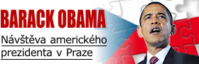 Barack Obama na návštěvě v Praze